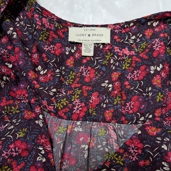 Lucky Brand Brea Ditsy Floral Dress - Picture 10 of 14